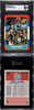 1986-87 Fleer Dennis Johnson #50 Boston Celtics HOF SGC 5 front and back of card